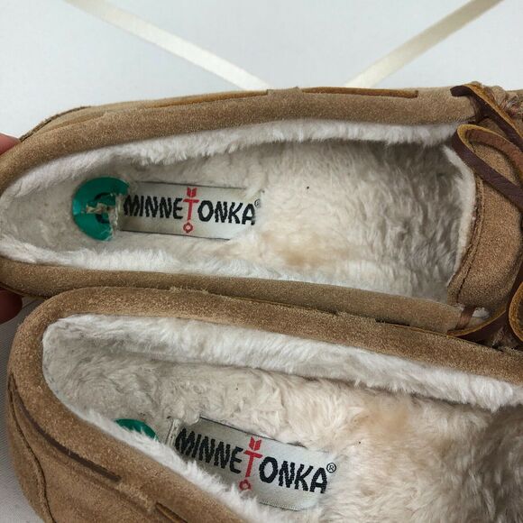 Minnetonka Leather Upper Moccasin Women's Size 8 - Picture 4 of 12